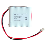 4ER14505-2S2P-MLX, SAFT Lithium 7.2V 5.2Ah battery pack with cables and Molex connector