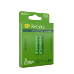 GP65AAAHC2, GP Batteries Blister 2 pz. Batteria GP ReCyko AAA da 650 mAh