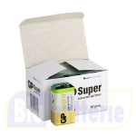 GP1604ABU-BOX10, Box 10 bulk size 9V alkaline batteries, 6LR61