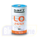 LO26SX SAFT, Batteria 3V 7,75Ah Primary lithium - sulfur dioxide (Li-SO2), High drain capability, D- size spiral cell. SU RICHIESTA CHIEDERE QUOTAZIONE E CONSEGNA