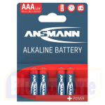 5015553, Blister 4 alkaline batteries Ministilo AAA LR03 Red Line. Brand: Ansmann