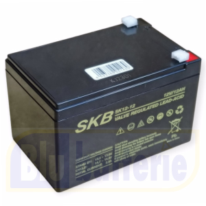 SKB SK12-14, Batteria AGM ermetica ricaricabile al piombo 12v 14Ah. Term.  Faston 6,3mm. Dim.15,1x9,8xH.9,5cm