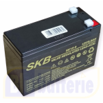 SKB SK12-9, Batteria AGM ermetica ricaricabile al piombo 12v 9 Ah. Term. Faston 6,3mm. Dim.15,1x6,5xH.9,5cm