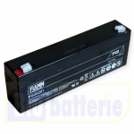 FG20201, 12V 2.0Ah lead-acid sealed battery. Faston 4.8mm.