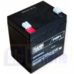 12FGH23, FIAMM Batteria ermetica al piombo High rate discarge 12V 5,0Ah. Faston 6,3mm.
