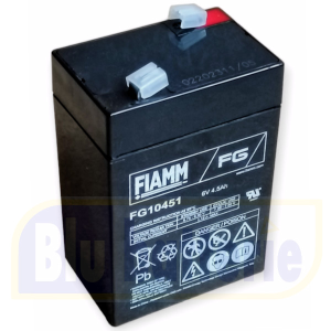 FG10451 BATTERIA FIAMM RICARICABILE AL PIOMBO SERIE FG - STANDARD 6V 4