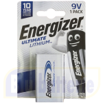 9V-LITHIUM, L522 ENERGIZER Blister 1 Lithium battery size 9 Volt, Transistor, E-Block NOT rechargeable Lithium. compatible Logisty, Daitem, Diagral, Hager BATLi10