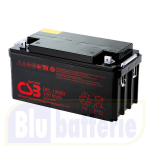 CSB GPL12650, Batteria AGM ermetica ricaricabile al piombo 12v 65Ah. Vita attesa: 10 anni, Term. Round M6