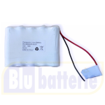 PBLI-ION-18V5AH, Pacco batteria ricaricabile Li-ion 18V 5Ah (5S2P) con BMS e cavi lunghi 10cm. assemblato con 10 celle UR18650ZM2 Panasonic