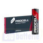 PC2400-INT-BOX10, Procell, Pila alcalina INTENSE POWER size AAA Ministilo 1,5V LR03 Box 10 pz.