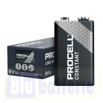PC1604-BOX10, Procell, Alkaline battery Constant Power size 9 Volt 6LR61 Box of 10 pcs. OBSOLETE, see PROCELL INTENSE PC1604-INT-BOX10