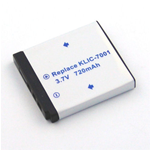 40491_GMBH, Battery for KODAC KLIC-7001, Li-ion, 3,7V, 720mAh, 2,7Wh