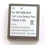 40799_GMBH, Batteria per PANASONIC DMW-BLE9, Li-ion, 7,4V, 770mAh, 5,7Wh