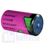 SL-2780/S, TADIRAN Batteria litio, Primary lithium-thionyl chloride (Li-SOCl2), 3,6V 19Ah. Size D. Dimensioni: Diam.33×60mm