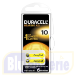 DA10 Duracell Blister 6 batteries DA10 ACTIVAIR Hearing Aid EasyTab for hearing aids