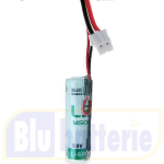 LS14500-PHR2 SAFT batteria SAFT Litio Primary lithium-thionyl chloride (Li-SOCl2) 3,6V 2,6Ah con cavo e connettore JST PHR-2