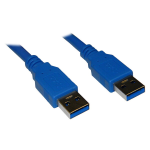 990081, USB302A. Cavo USB 3.0 Super High Speed con 2 spine maschio A mt. 2. Marca: Alcapower