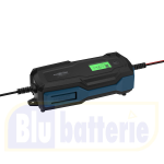 1001-0145, Ansmann, caricabatterie 12V 6A e 6V 2A max per batterie al piombo WET, MF, VRLA, AGM, GEL e LiFePO4