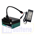 RLGT12-16, Relion, Batteria Litio LiFe-Po4 REVOLITHIUM 12V 16Ah, Terminale Anderson, Peso: 2,1Kg. Incluso: caricabatterie, custodia e connettore T-bar.