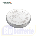399 Renata, Blister 1 pz. pila 399 Silver Oxide 1,55V. Equivalente: SR927W, 399, D399, SB-BP, W, 613, 280-44, 080-D19