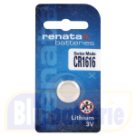 CR1616 Renata, Blister 1 pz. pila Litio 3V 50mAh CR1616