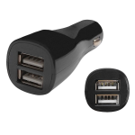 901151, Adattatore Veicolare da presa accendisigari 12-24V con 2 uscite USB 2,4A, carica e alimenta due dispositivi simultaneamente
