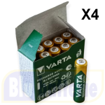 56703101111, Varta LongLife Accu Box 40 Batterie Ricaricabili NI-MH 1,2V 800mAh size AAA Ministilo con tecnologia Ready 2 Use
