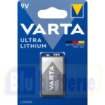 6122301401, 9 Volt Varta Ultra Lithium Battery, Blister 1 battery (Non-rechargeable), Typical Capacity 1200mAh