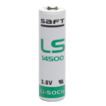 LS14500 SAFT Lithium battery, Primary lithium-thionyl chloride (Li-SOCl2) 3.6V 2.6 Ah. size AA , ER14505