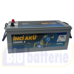 B-180AH-TAURUS, Batteria avviamento 12V 180Ah 1100A EN SX Inci GS Yuasa, Taurus sigillata MF. Dim.51,3x22,3xH.22,3cm