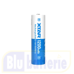 XTA14500-1200 Li-ion 14500 Batteria Ricaricabile Li-ion size 14500 3,7V 1200mAh XTAR con protezione