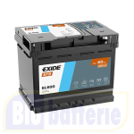 EL600 Exide, Batteria Auto EFB 12V 60Ah 640A(EN), Polo pos. DX , Serie EFB. Dim.24,2x17,5xH.19cm