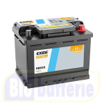 EB620 Exide, Batteria Auto 12V 62Ah 540A(EN), Polo pos. DX , Serie Excell. Dim.24,2x17,5xH.19cm