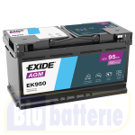 EK950 Exide, Batteria Auto AGM  12V 95Ah 850A(EN), Polo pos. DX , Serie AGM. Dim.35,3x17,5xH.19cm