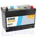 EA954 Exide, Batteria Auto 12V 95Ah 800A(EN), Polo pos. DX , Serie Premium. Dim.30,6x17,3xH.22,2cm
