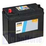 EB457 Exide, Batteria Auto 12V 45Ah 330A(EN), Polo pos. SX , Serie Excell. Dim.23,7x12,7xH.22,7cm