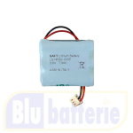 LS14500-1S3P-TECNO SAFT Pacco batteria SAFT 3,6V 7,8Ah compatibile con Tecnoalarm C126BATT3X36V per GLOB500 BWL