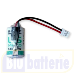 SAFT LS14250-JST Batteria litio, 3,6V, 1,2 Ah. size 1/2 AA. NON ricaricabile con connettore JST 2 vie