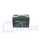 FLL12-100 FAAM, Batteria AGM VRLA Ermetica Ricaricabile al Piombo 12V 100Ah M8, piastra piana. Vita attesa: Eurobat Long Life (> 12 anni)