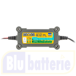 069282, GYS Caricabatterie GYSFLASH 8.12 PL 1-4-8A per batterie 12V Piombo e Litio-Ferro Fosfato (LiFePO4) con funzione UVP Wake up, EBS e SOS Recovery.