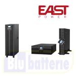 U92EA910R-G4, EA 910 RT G4 Gruppo di Continuità UPS EAST POWER On Line doppia conversione SINUSOIDALE da 10kVA/10kW cosfì 1, versione convertibile tower/rack, EPO, display LCD, RS 232, smart slot
