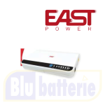 U92ESDCUPS18W, DC UPS 18W Gruppo di Continuità UPS EAST POWER DC UPS (power bank) per alimentare router o dispositivi di rete a 12-15Vdc con potenza massima di 18W.   Batterie al litio: autonomia di 90 min. con un router collegato
