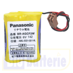 BR-AGCF2W, BR-ACF2P, BR-AGCF2P Panasonic, Pacco batteria 6V 2200mAh (2 x BR-AG) per CNC FANUC 06, A98L-0031-0011L